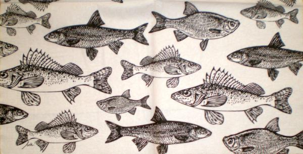 036 Fish - 3-ply - ppd - Künstler